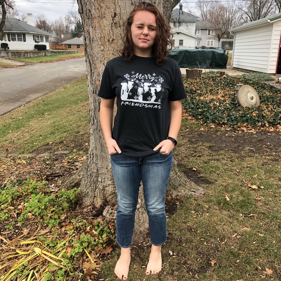 + “MERRY FRIENDSMAS” Short Sleeve Tee! NEW! - Picture 8 of 11